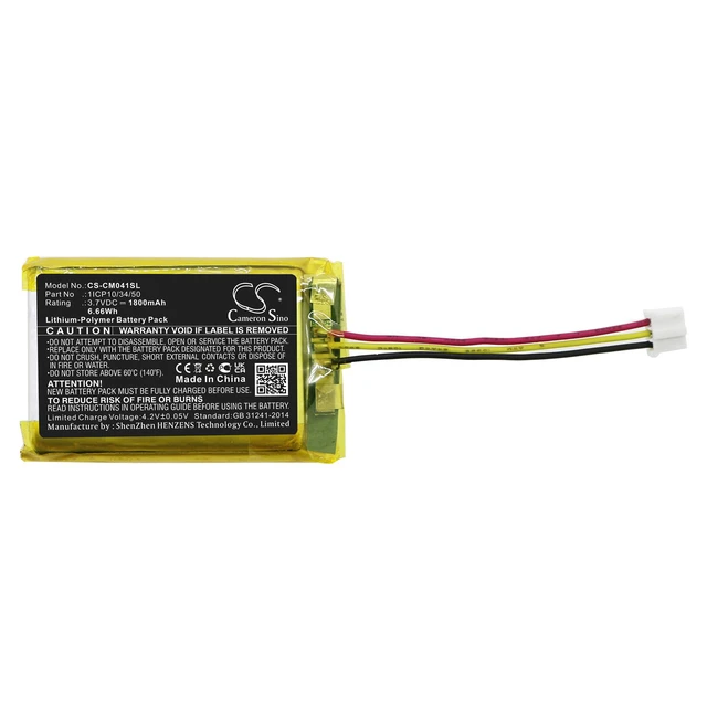 Alt view image 3 of 5 - Estry Battery Replacement for Custom Battery Packs 1ICP10/34/50