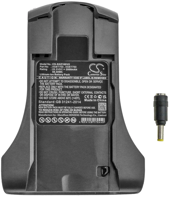 Alt view image 5 of 5 - Estry Battery Replacement for Shark IZ202UKT IZ201 IZ201UK IZ462H IZ483H IZ202UK IZ251UKTDB XSBT700 XSBT700EU XSBT750EU XSBT750