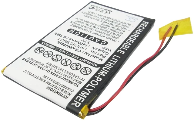 Alt view image 2 of 5 - Estry Battery Replacement for Archos PocketDISH AV402E Gmini 400 Gmini 402 AV402E Gmini 402CC ARCHOSBATT