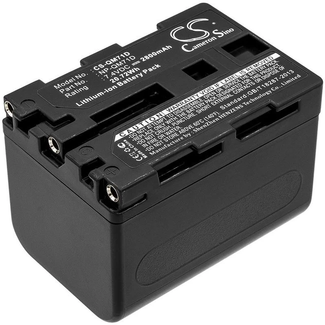 Main image of Estry Battery Replacement for DCR-TRV145E DCR-TRV285E DCR-TRV460E CCD-TRV418 CCD-TRV730 DCR-TRV70 DCR-TRV10E DCR-TRV17K DSR-PDX10 CCD-TRV138 DCR-TRV6E DCR-PC120 DCR-TRV60E DCR-PC110E NP-QM71D