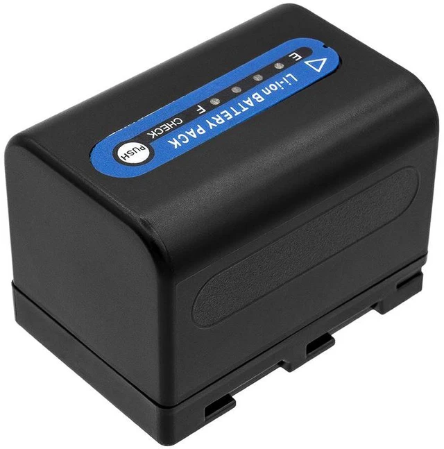 Alt view image 4 of 5 - Estry Battery Replacement for DCR-TRV145E DCR-TRV285E DCR-TRV460E CCD-TRV418 CCD-TRV730 DCR-TRV70 DCR-TRV10E DCR-TRV17K DSR-PDX10 CCD-TRV138 DCR-TRV6E DCR-PC120 DCR-TRV60E DCR-PC110E NP-QM71D