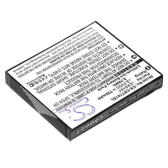 Alt view image 2 of 3 - Estry Battery Replacement for Creative Vado VF0570 Vado Video Cam Vado Pocket HD CAS101