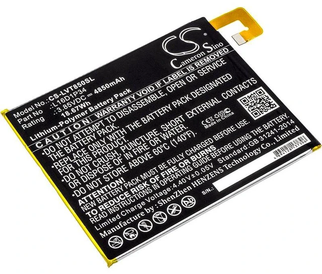 Main image of Estry Battery Replacement for LE TAB4 8 plus TB-8504F TB-8504N TB-8504X ZA2B0009US TB-8504L TB-8704x Tab 4 Tab4 TAB4 8 L16D1P34