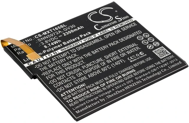 Main image of Estry Battery Replacement for MotoroIa XT1650-03 XT1650-01 Moto Z Dual SIM XT1650-05 Moto Z TD-LTE Moto Z Droid Edition XLTE SNN5972A GV30