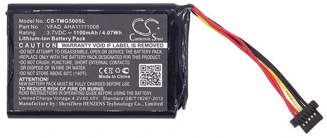 Alt view image 5 of 5 - Estry Battery Replacement for Go 5000 Go 6200 4FL50 PRO TRUCK 5250 Pro 5250 4FL60 GO 5200 GO 6100 GO 5100 Go 6000 AHA11111008 VFAD VF6P