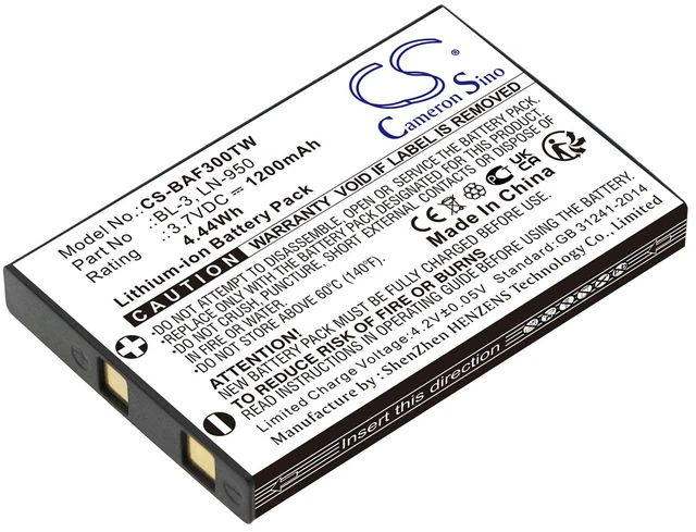 Main image of Estry Battery Replacement for INTEK KT-950EE LN-950