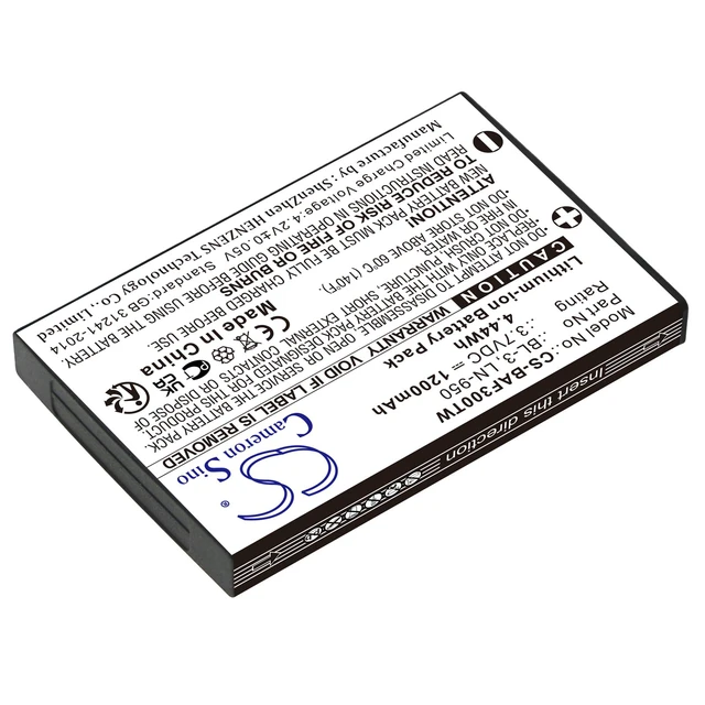 Alt view image 2 of 3 - Estry Battery Replacement for INTEK KT-950EE LN-950