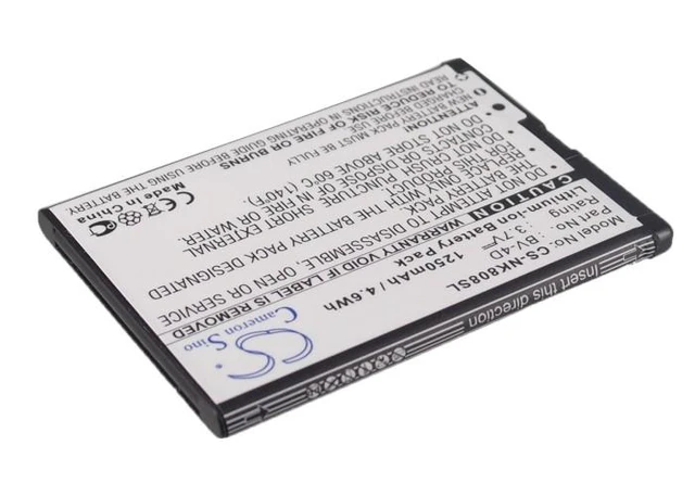 Alt view image 2 of 5 - Estry Battery Replacement for N9 64G 808 Lankku N9 808 PureView N9 16G BV-4D