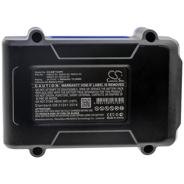 Alt view image 5 of 5 - Estry Battery Replacement for KOBALT KHD 524B-03 KRAD 1224B-03 1518740 KXHD 124B-03 KDD 524B-03 KDP 524B-03 0856455 KHB 4124b-03 KB224-03 KB124-03 KB624-03 KB424-03 KB524-03