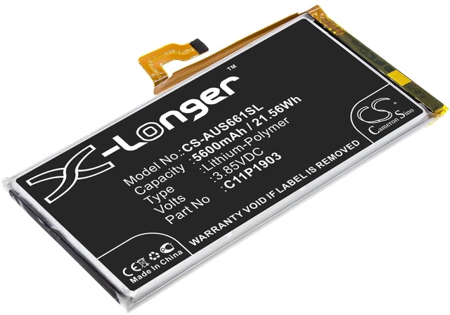Main image of Estry Battery Replacement for as ROG Phone III ROG Phone 3 ZS661KS 0B200-03720100 C11P1903