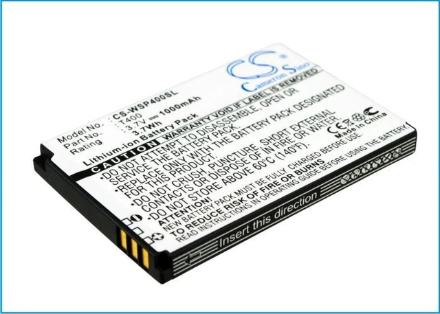 Alt view image 2 of 5 - Estry Battery Replacement for Swissvoice MP40 T400 T600