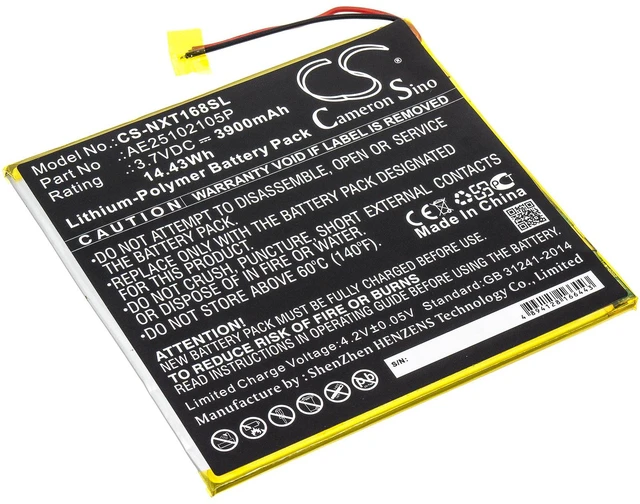 Main image of Estry Battery Replacement for Nextbook Ares 8A NX16A8116KPK AE25102105P