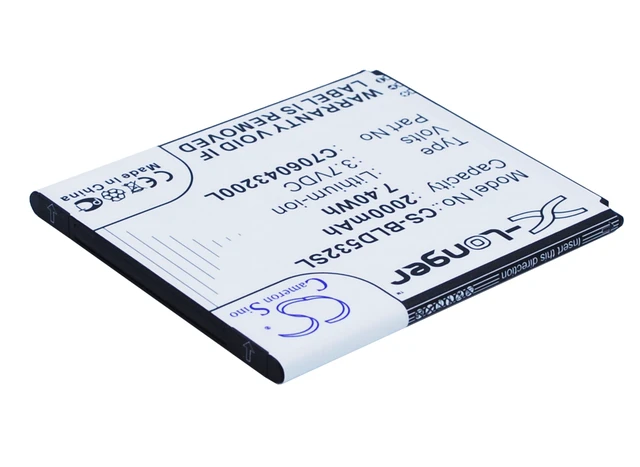 Alt view image 3 of 5 - Estry Battery Replacement for BLU L131U L120 D534 D670 Life One Studio 5.0C Mini Studio 5.0C HD L131L Life One M Studio C Mini 5.0 Studio C Mini D670U D532U Studio 5.0 II D532 C706043200L C706043200T