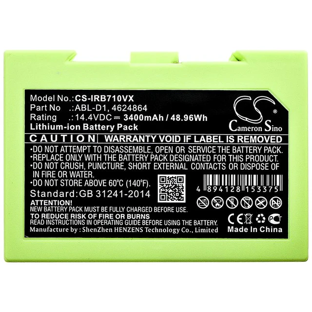 Alt view image 5 of 5 - Estry Battery Replacement for IR RA 5150 RA i3 i7558 RA e619820 i7550 i755020 5150 j7 e515840 e6 i8 RA e5152 RA e5154 RA e515840 RA i7558 ABL-D2 4624864 4763362 ABL-F ABL-D1 ABL-D2B