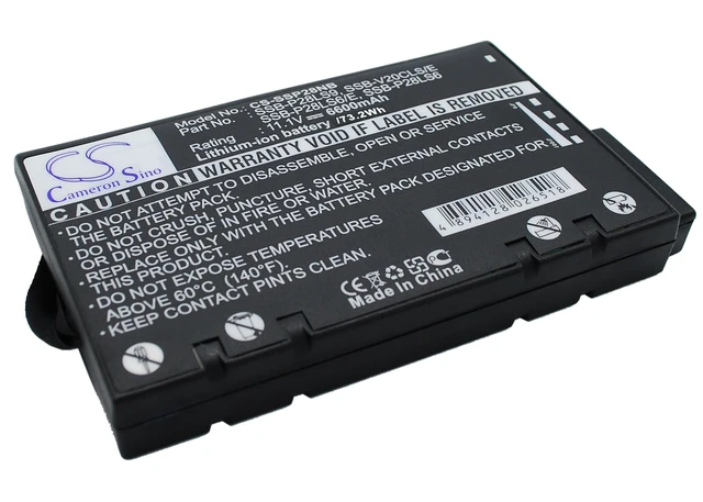 Alt view image 2 of 5 - Estry Battery Replacement for P28 XVC 715 V20 cXTC 1700 V25 P28G-Y04S V20 P28G XTM 1300c P28 XTM 1600 SP28 JUMP V25 XVC 2533 V20 XVC 2000 SSB-V20KLS SSB-P28LS9 SSB-P28LS6 SSB-P28LS6/E SSB-V20CLS/E