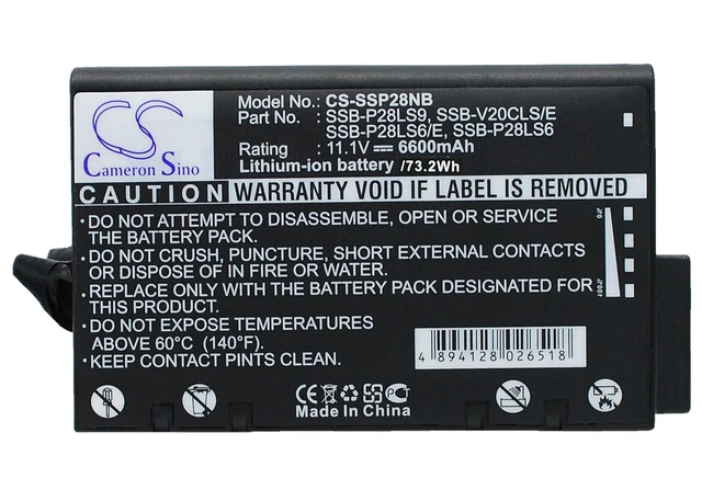 Alt view image 5 of 5 - Estry Battery Replacement for P28 XVC 715 V20 cXTC 1700 V25 P28G-Y04S V20 P28G XTM 1300c P28 XTM 1600 SP28 JUMP V25 XVC 2533 V20 XVC 2000 SSB-V20KLS SSB-P28LS9 SSB-P28LS6 SSB-P28LS6/E SSB-V20CLS/E