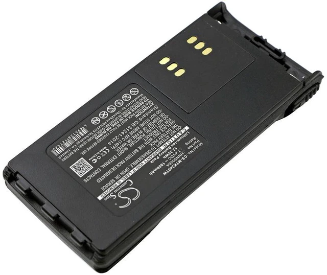 Alt view image 2 of 5 - Estry Battery Replacement for MotoroIa MTX960 HT1250 LS PRO7150 CT250 GP680 MTX8250LS GP1280 PRO 5550 GP540 PRO7350 HNN9009 PMNN4157 PMNN4019AR HNN9013DR PMNN4021 HNN9008 PMNN4045 HNN9013D