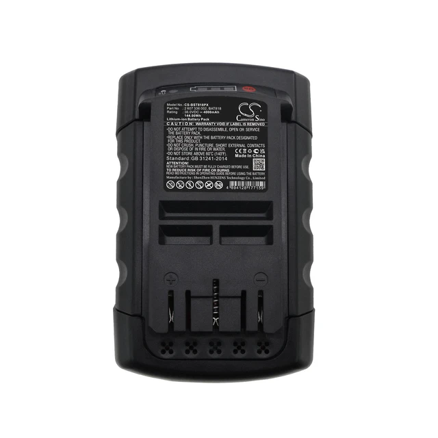 Alt view image 5 of 5 - Estry Battery Replacement for 1651 18636-01 FL36V 38636B Rotak 37 LI GBH 36 V-Li HDH361-01 DDH361-01 1671K 2607336002 11536VSR 2607336108 BAT819 2 607 336 297 38636-01 2607336107 2 607 336 002