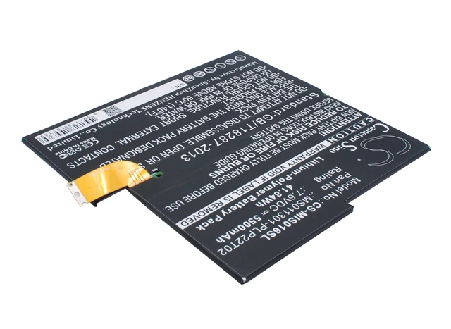 Alt view image 2 of 5 - Estry Battery Replacement for Microsoft Surface Pro 3 Surface 3 PS2-00001 Surface Pro 3 1631 4YM-00001 Surface 3 1657 MQ2-0000 1577-9700 G3HTA005H G3HTA009H X883815-010 MS011301-PLP22T02