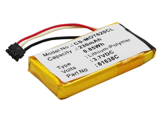 Alt view image 3 of 5 - Estry Battery Replacement for MotoroIa IT6 DECT 6.0 IT6-2 Motoactv 61638C SNN5904A