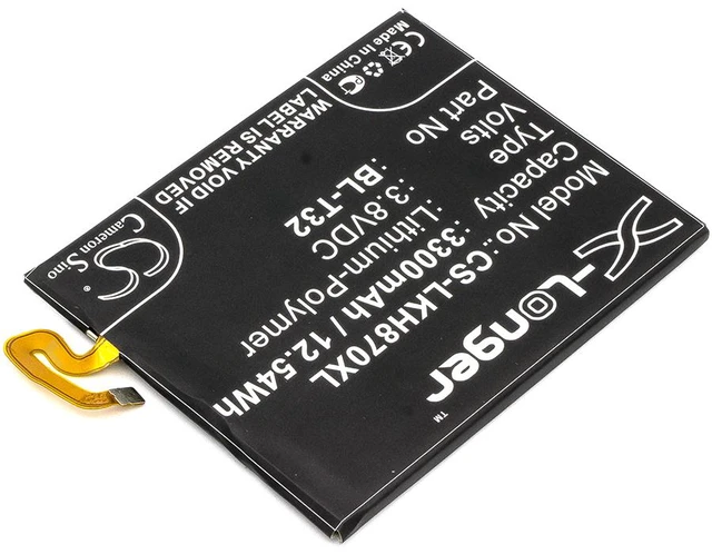 Alt view image 2 of 5 - Estry Battery Replacement for LG G6 TD-LTE H870K G600KR LS993 H873 G600S G600LR BL-T32 EAC63438701