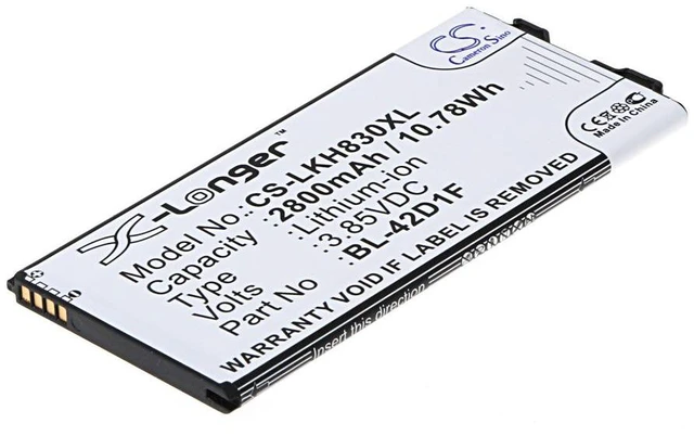Main image of Estry Battery Replacement for LG H848 Dual SIM H845 G5 EAC63238901 EAC63238801 BL-42D1F