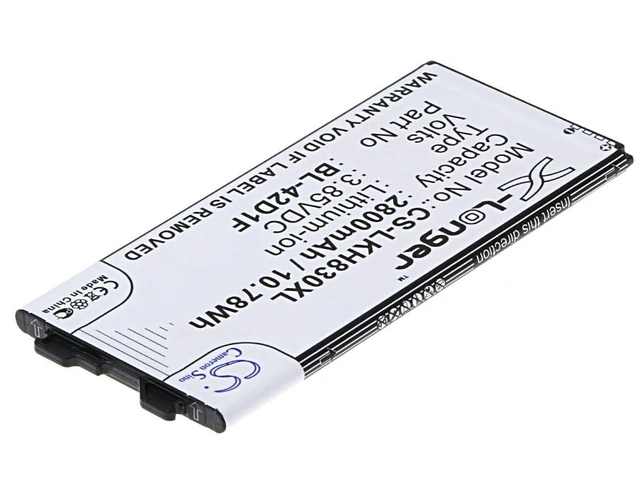 Alt view image 2 of 5 - Estry Battery Replacement for LG H848 Dual SIM H845 G5 EAC63238901 EAC63238801 BL-42D1F