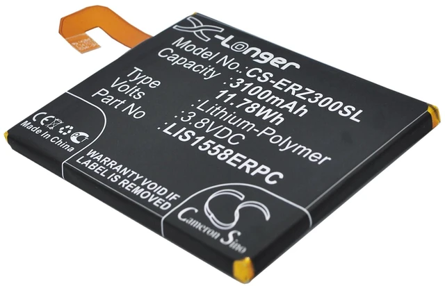 Main image of Estry Battery Replacement for ericsson Xperia Z3 WiMAX 2+ LIS1558ERPC