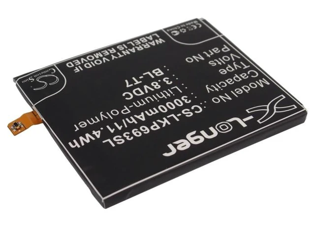 Alt view image 2 of 5 - Estry Battery Replacement for LG G2 D805 4G LTE D801 VS980 D803 D805 D802TA G2 D803 4G LTE DS1203 D802 Optimus G2 D800 LS980 G2 L-01F BL-T7