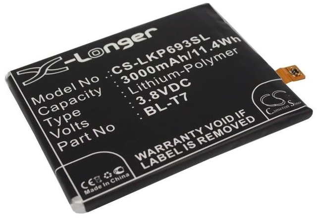 Main image of Estry Battery Replacement for LG G2 D805 4G LTE D801 VS980 D803 D805 D802TA G2 D803 4G LTE DS1203 D802 Optimus G2 D800 LS980 G2 L-01F BL-T7