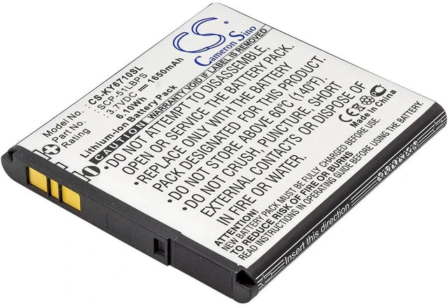 Main image of Estry Battery Replacement for ky Torque E6710 Torque XT E6715 SCP-51LBPS