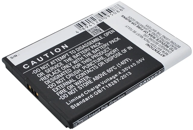 Alt view image 3 of 5 - Estry Battery Replacement for ky E6782 DuraForce E6560 E6762 Brigadier 5AAXBT076GEA SCP-60LBPS