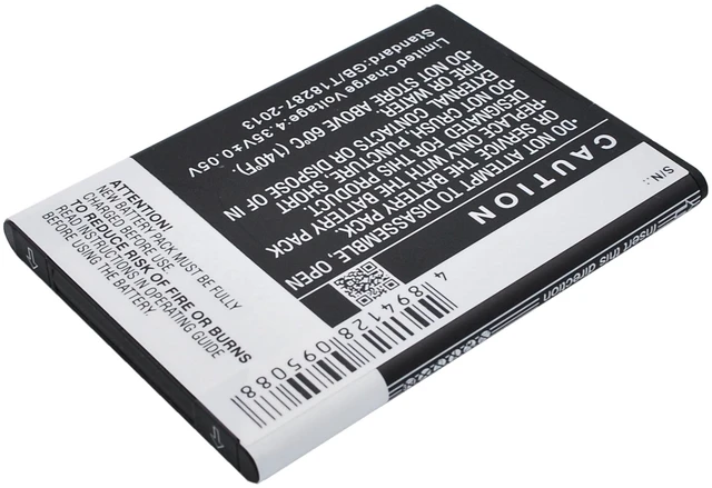 Alt view image 4 of 5 - Estry Battery Replacement for ky E6782 DuraForce E6560 E6762 Brigadier 5AAXBT076GEA SCP-60LBPS