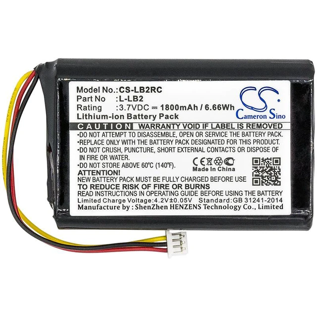 Alt view image 3 of 4 - Estry Battery Replacement for M-RAG97 MX1000 cordless mouse L-LB2 190247-1000