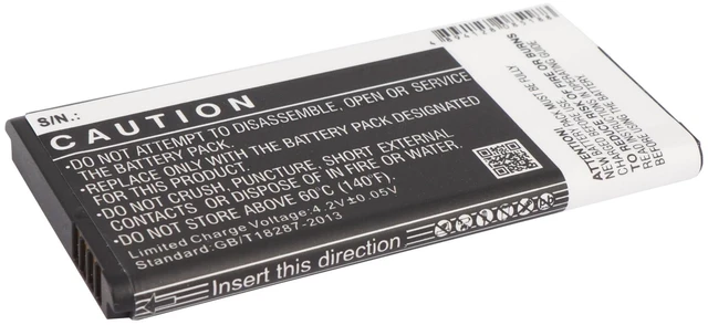 Alt view image 4 of 4 - Estry Battery Replacement for X Plus Normandy RM-1053 X Dual SIM X+ X A110 RM-980 BN-01