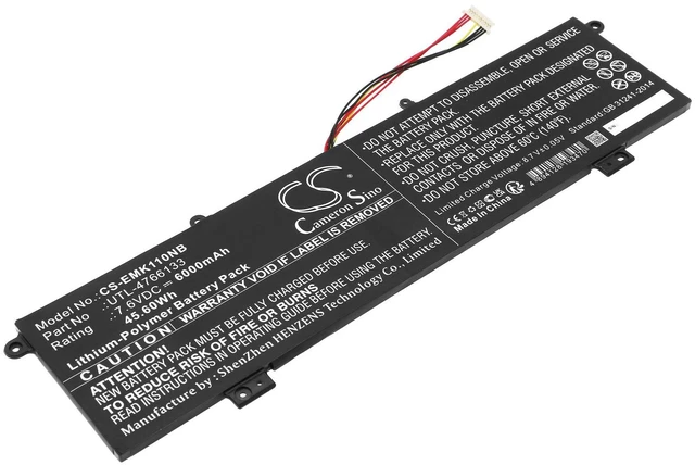 Main image of Estry Battery Replacement for Evolve Maestro Evolve 3 Maestro E book 11 UTL-4766133