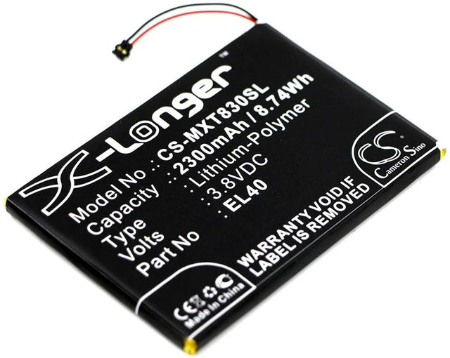 Main image of Estry Battery Replacement for MotoroIa XT1019 XT830C Moto E XT1019 EL40 SNN5944A