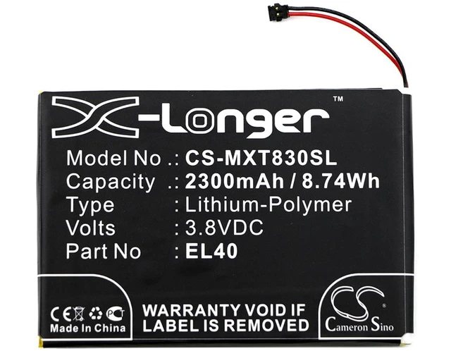 Alt view image 3 of 4 - Estry Battery Replacement for MotoroIa XT1019 XT830C Moto E XT1019 EL40 SNN5944A