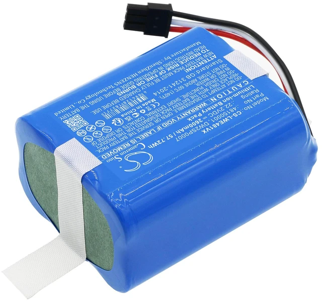 Alt view image 2 of 5 - Estry Battery Replacement for Lawn Expert Robotic Lawnmower 48150001 DW2SP0007