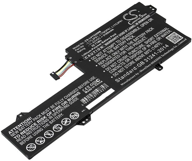 Main image of Estry Battery Replacement for LE IdeaPad 320S-13IKB Yoga 720-12IKB-81B5003WSP IdeaPad 320S-13IKB(81AK0037GE) V530s-14(i5-8250U/16G/512GB) V530s-14(i5-8250U/12G/256GB) L17L3P61 L17M3P61 L17C3P61