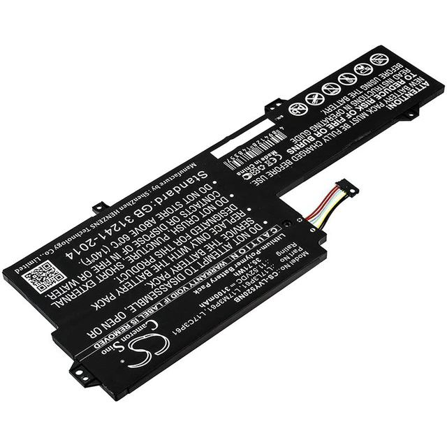 Alt view image 2 of 4 - Estry Battery Replacement for LE IdeaPad 320S-13IKB Yoga 720-12IKB-81B5003WSP IdeaPad 320S-13IKB(81AK0037GE) V530s-14(i5-8250U/16G/512GB) V530s-14(i5-8250U/12G/256GB) L17L3P61 L17M3P61 L17C3P61
