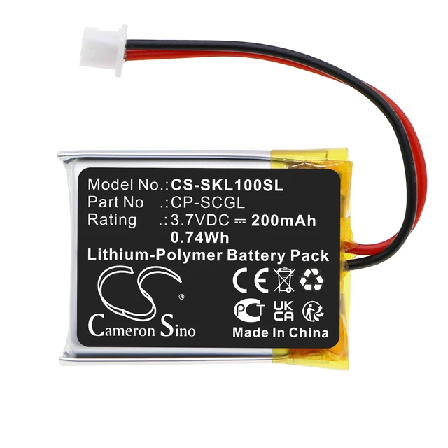 Alt view image 3 of 5 - Estry Battery Replacement for SkyCaddie Golf LINX CP-SCGL