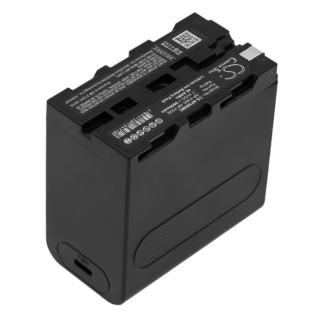 Alt view image 2 of 5 - Estry Battery Replacement for Video Devices PIX-E Sound Devices 633 mixer 4K recording s PIX 240i XL-B3