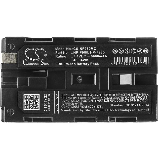 Alt view image 5 of 5 - Estry Battery Replacement for Video Devices PIX-E Sound Devices 633 mixer 4K recording s PIX 240i XL-B3
