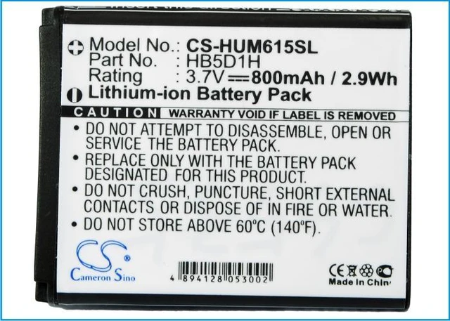 Alt view image 5 of 5 - Estry Battery Replacement for MetroPCS Pinnacle 2