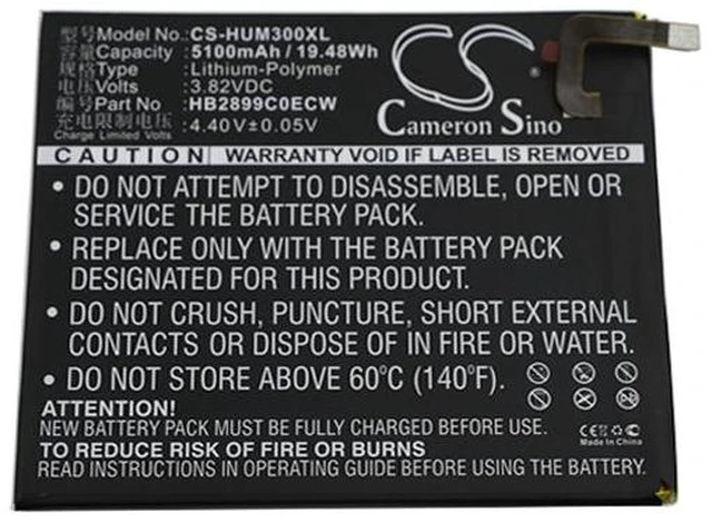 Alt view image 3 of 4 - Estry Battery Replacement for BTV-W09 Mediapad M3 TD-LTE BTV-DL09 HB2899C0ECW