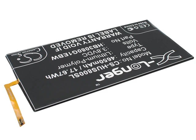 Alt view image 3 of 5 - Estry Battery Replacement for EE Eagle 4G LTE Honor S8-701u S8-701w S8-701u T1-A21L S8-301U Honor S8-701W S8-301L EE Eagle S8-306L Mediapad M1 8.0 MediaPad T1 9.6 S8-301w HB3080G1EBC HB3080G1EBW