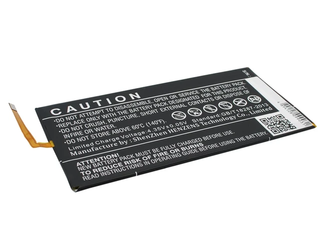 Alt view image 4 of 5 - Estry Battery Replacement for EE Eagle 4G LTE Honor S8-701u S8-701w S8-701u T1-A21L S8-301U Honor S8-701W S8-301L EE Eagle S8-306L Mediapad M1 8.0 MediaPad T1 9.6 S8-301w HB3080G1EBC HB3080G1EBW
