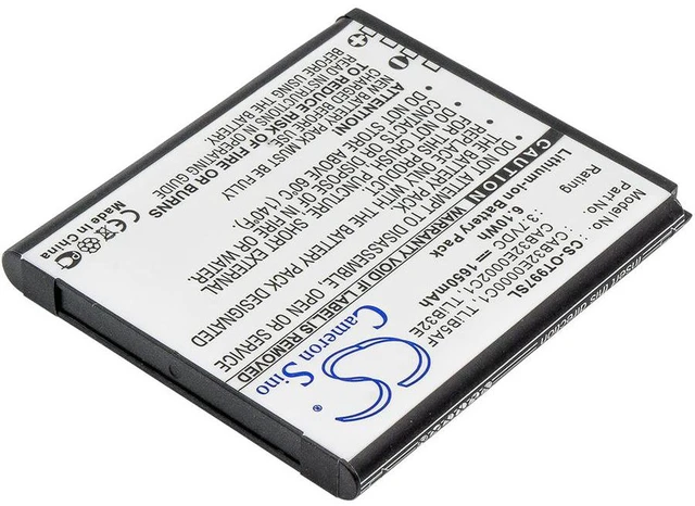 Alt view image 2 of 5 - Estry Battery Replacement for TCL MW40V MW40VD S800 J160 S710 MW40CJ MW40 TLiB5AF TLiB32E CAB32E0000C1 CAB32E0002C1