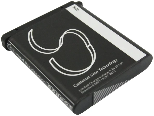 Alt view image 4 of 5 - Estry Battery Replacement for OptioS10 OptioA36 OptioS12 D-LI68